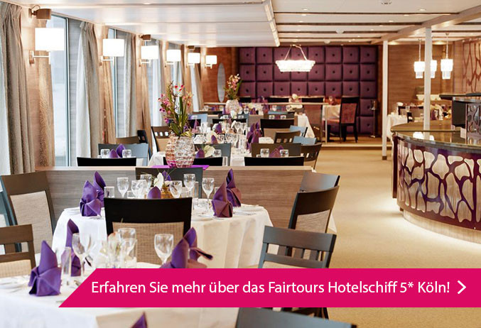 Fairtours Hotelschiff 5* Köln