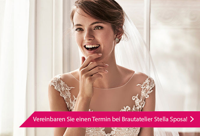 Günstige Brautkleider in München - Brautatelier Stella Sposa (Haar)