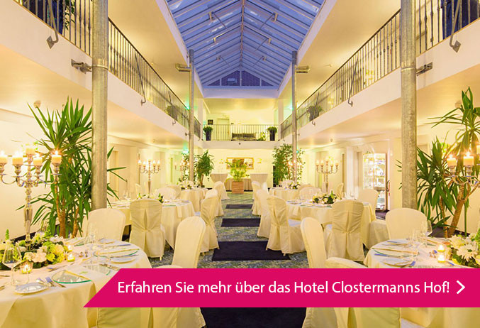 Top Hochzeitslocations in Köln - Hotel Clostermanns Hof