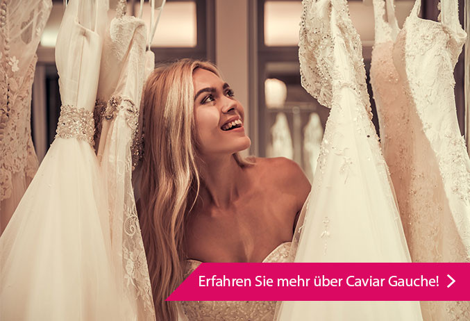 Preiswerte Brautkleider im Brautmode Outlet von Kaviar Gauche