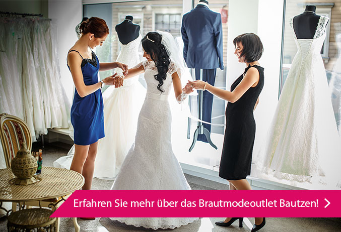 Günstige Hochzeitskleider im Brautmode Outlet Bautzen