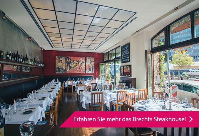Restaurants für kleine Hochzeiten in Berlin: Brechts Steakhouse