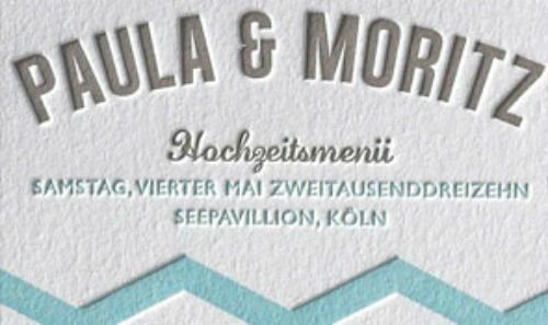 impressiona - feinster letterpress  by Hülswitt 1842 GmbH