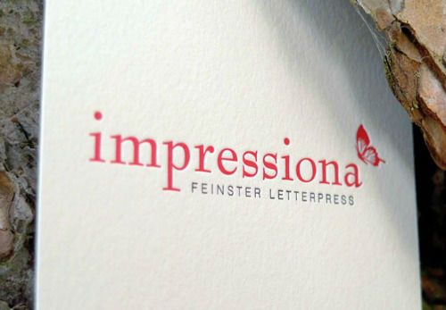 impressiona - feinster letterpress  by Hülswitt 1842 GmbH