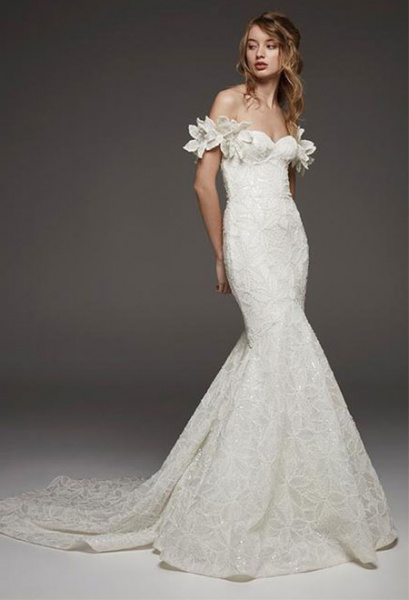 Romantisches Brautkleid im Meerjungfrauen-Still