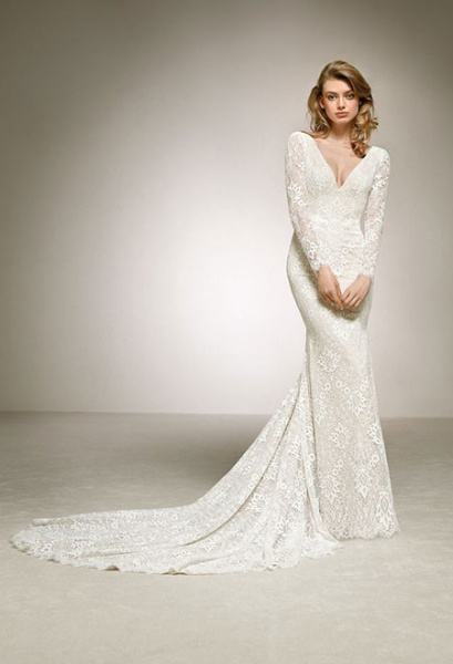 Verführerisches Brautkleid im Meerjungfrauen-Stil