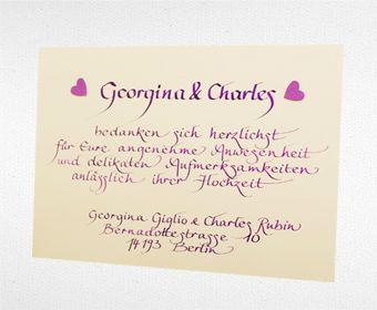 Event Calligraphy