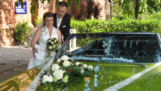 Hochzeitsauto · Brautwagen · Limousine und Oldtimerfahrten