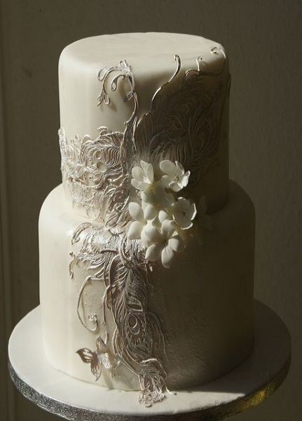 Zweistöckige Vintage Torte