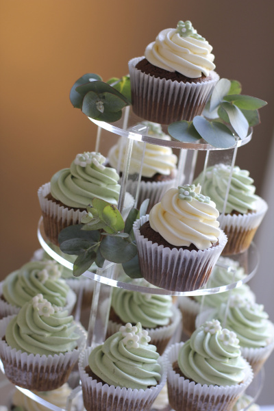 Schokoladen Hochzeitsmuffins