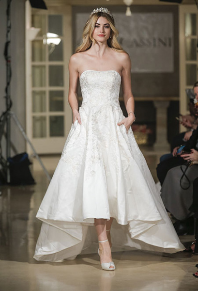 Trägerloses Vohuhila Hochzeitskleid