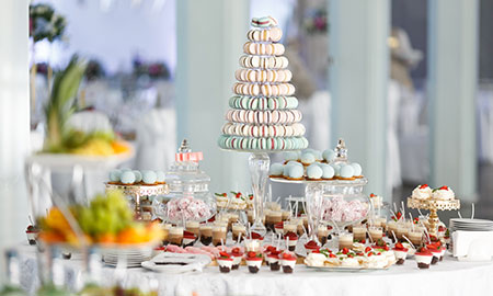 Stilvolle Candybar für die Hochzeit