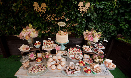 Candy Bar für die Märchenhochzeit