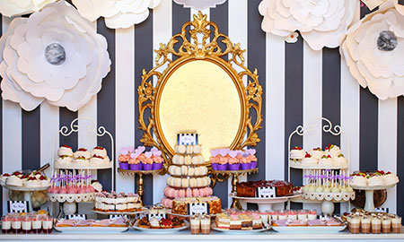 Candy Bar für die Vintage Hochzeit