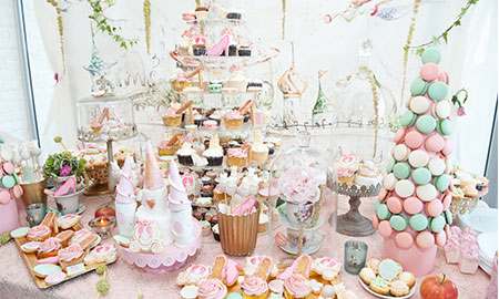 Candy Bar in Pastell-Tönen